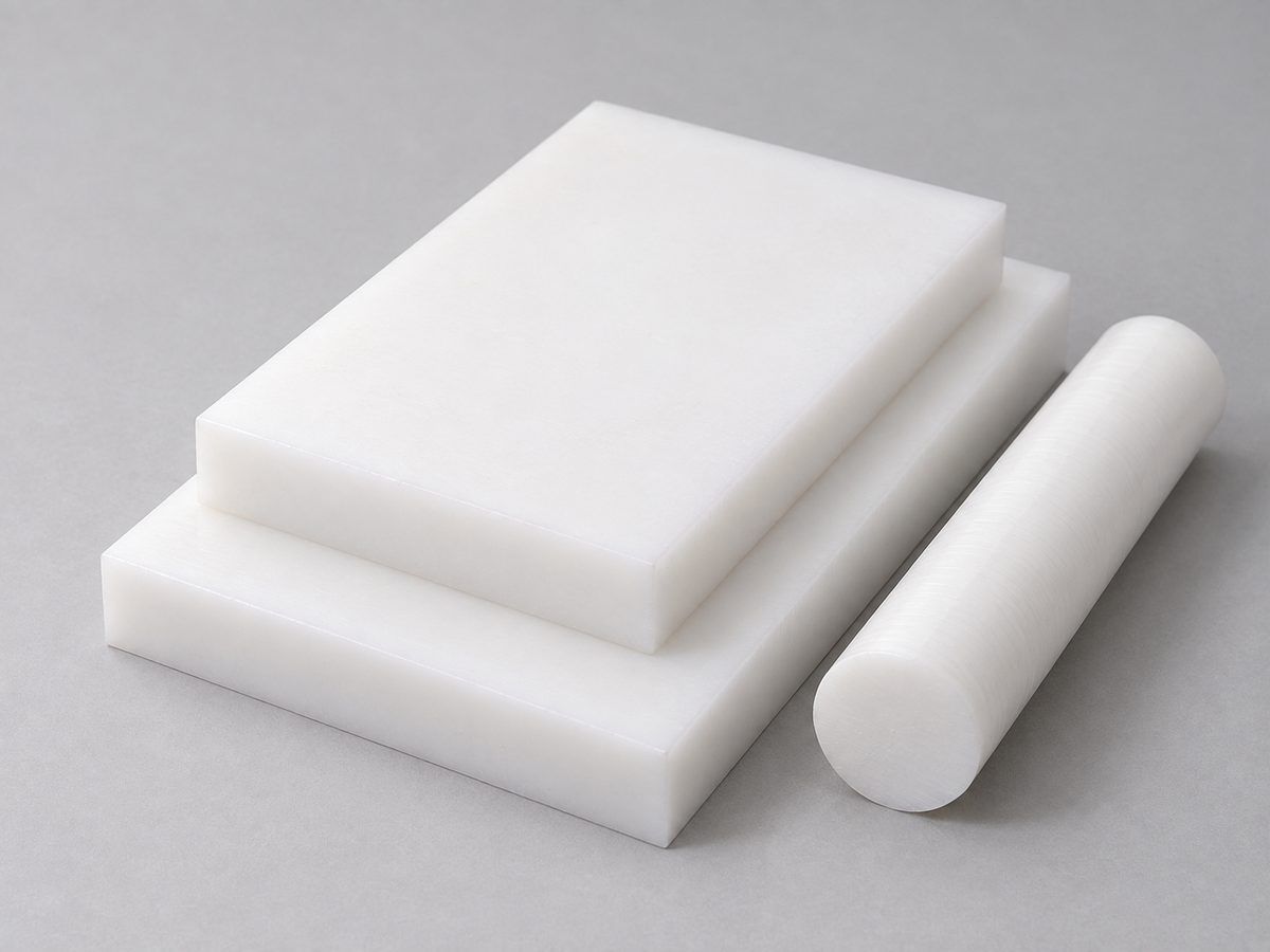 백색 HDPE 판재와 봉재
